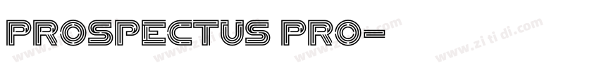 Prospectus Pro字体转换